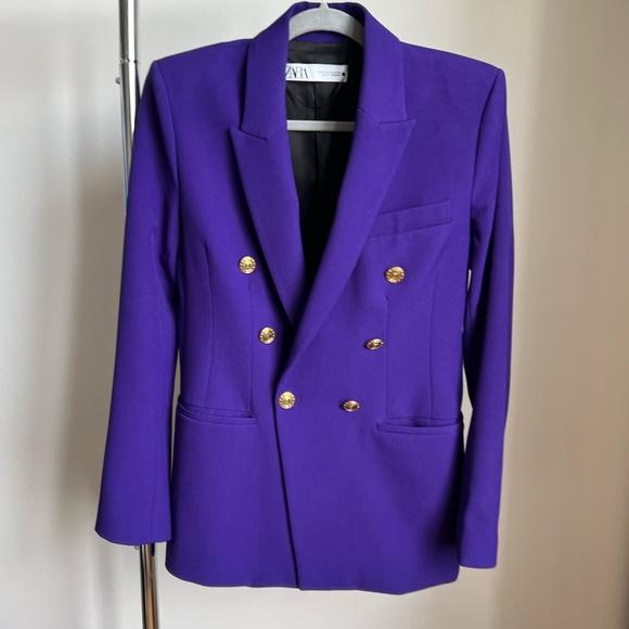Zara Jackets & Blazers - Zara Purple Blazer in XS
